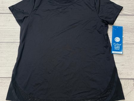 Black Athletic Top Short Sleeve Athleta, Size M For Sale