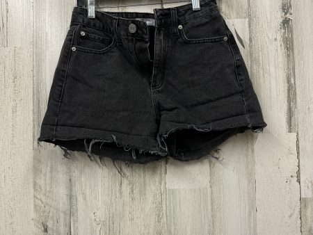 Black Denim Shorts Garage, Size 0 Hot on Sale