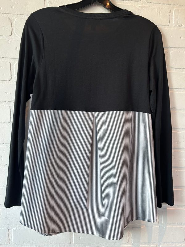 Black & White Top Long Sleeve J. Jill, Size Xs For Sale