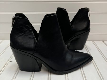 Black Boots Ankle Heels Vince Camuto, Size 8.5 Fashion