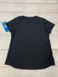 Black Athletic Top Short Sleeve Athleta, Size M For Sale