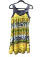 Black & Yellow Dress Casual Short Clothes Mentor, Size S For Cheap