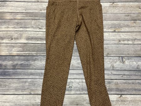 Animal Print Athletic Leggings Athleta, Size S Supply