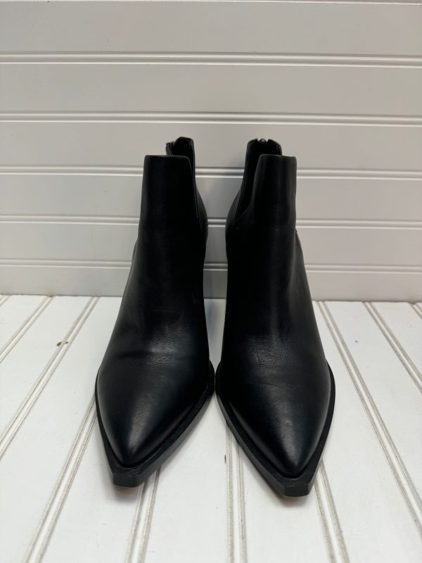 Black Boots Ankle Heels Vince Camuto, Size 8.5 Fashion