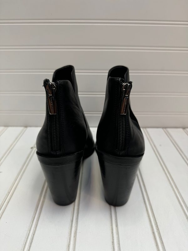 Black Boots Ankle Heels Vince Camuto, Size 8.5 Fashion