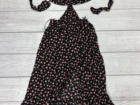 Black Dress Casual Maxi Zara, Size M For Discount