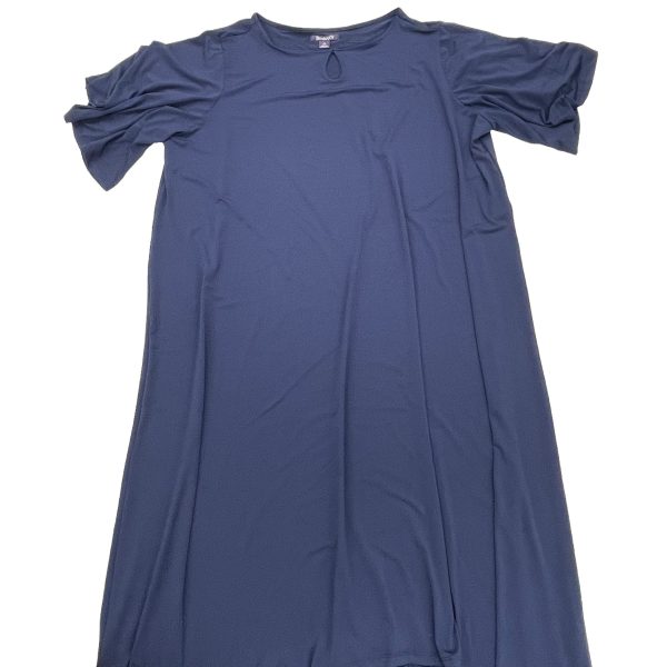 BLUE DRESS CASUAL MAXI by ROMANS Size:1X For Discount