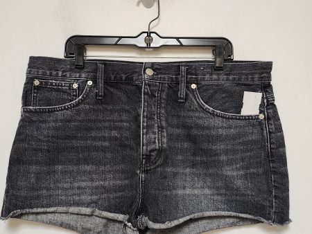 Black Denim Shorts Madewell, Size 10 on Sale