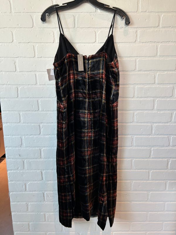 Black & Green Dress Party Midi J. Crew, Size S Sale