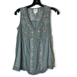 Teal Top Sleeveless By Knox Rose, Size: S Cheap