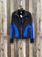 Black & Blue Athletic Jacket Fila, Size Xs Supply