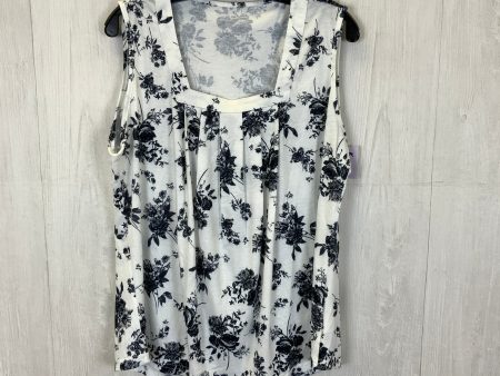 Black & White Tank Top Clothes Mentor, Size Xl on Sale