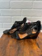 Black Sandals Heels Wedge Donald Pliner, Size 9 Fashion