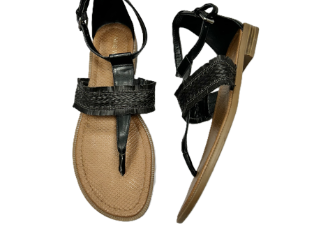 Black Sandals Flats By Nine West, Size: 10 Online