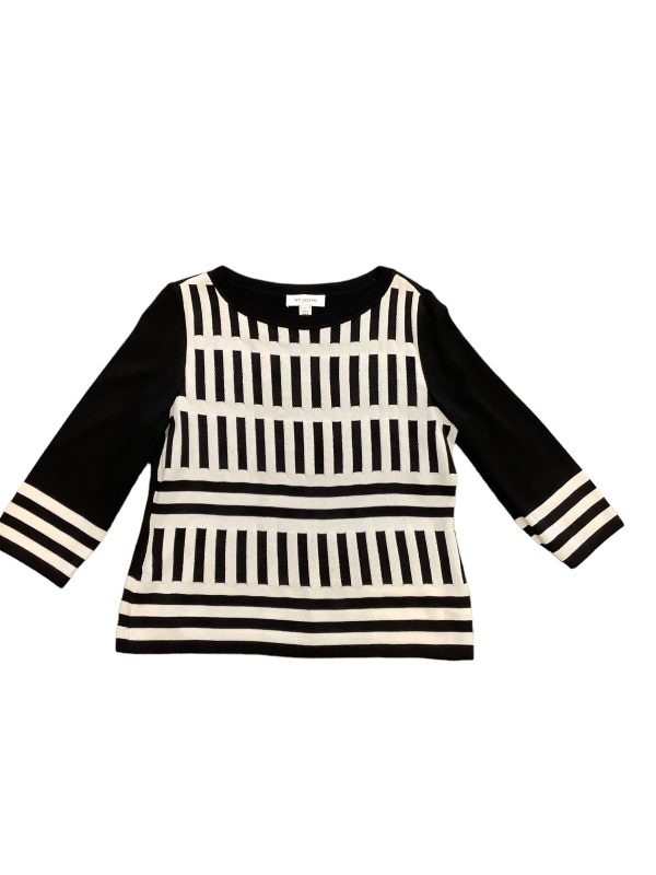 Black & White Sweater St John Knits, Size L Cheap