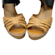 Black & Brown Sandals Heels Wedge By Dolce Vita, Size: 8.5 on Sale