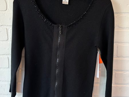 Black Sweater Cardigan Cache, Size M Cheap