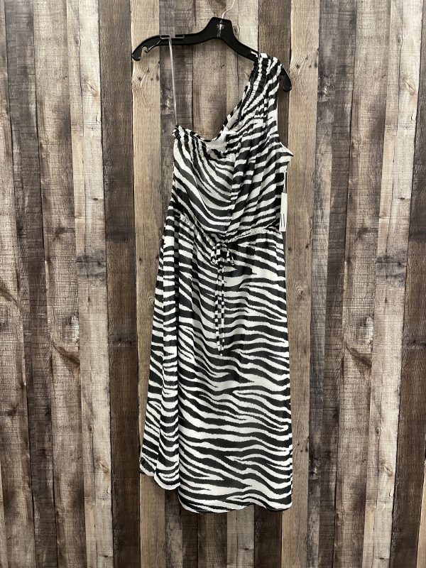 Black & White Dress Casual Midi Worthington, Size M Discount