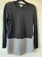 Black & White Top Long Sleeve J. Jill, Size Xs For Sale