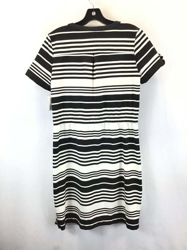 Black & White Dress Casual Midi Dressbarn, Size M Online Sale