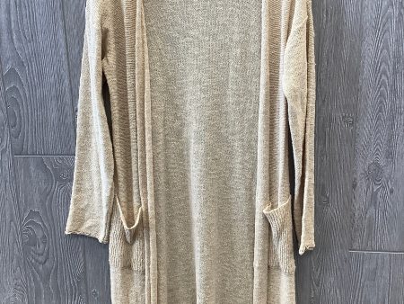 Beige Sweater Cardigan Clothes Mentor, Size M Hot on Sale