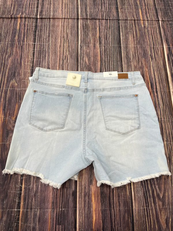 Blue Denim Shorts Judy Blue, Size 3x Hot on Sale