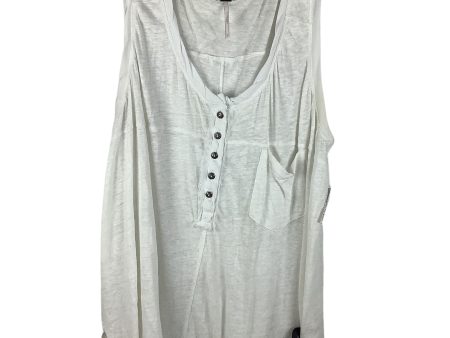 White Top Sleeveless Free People, Size L Cheap